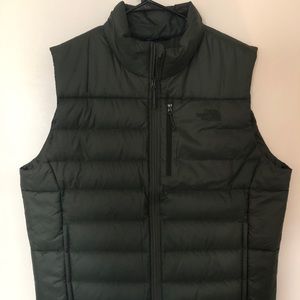 Green North Face Winter Vest